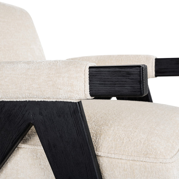 Lounge Chair Cooper (bergen 900 White Chenille)