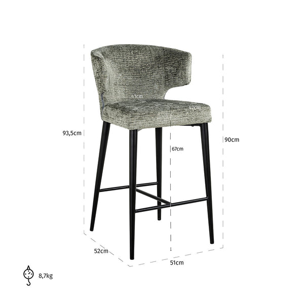 Counter Stool Taylor Thyme Fusion (fusion Thyme 206)
