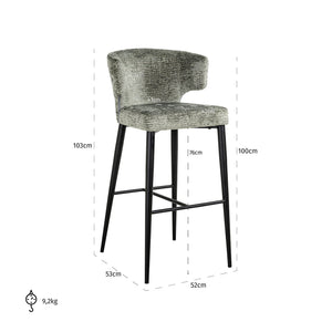 Bar Stool Taylor Thyme Fusion (fusion Thyme 206)