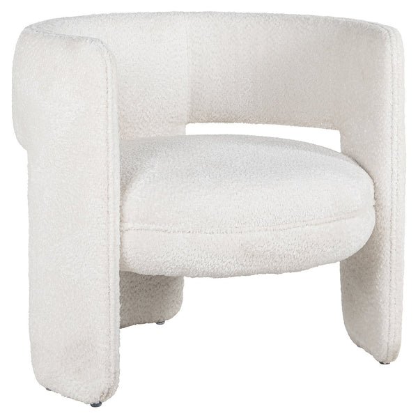 Lounge chair Lima sheep white (Sheep 02 white)