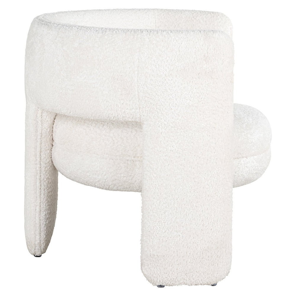 Lounge chair Lima sheep white (Sheep 02 white)