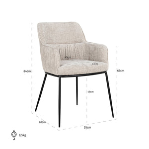 Chair Bella Natural Renegade (renegade Natural 01)