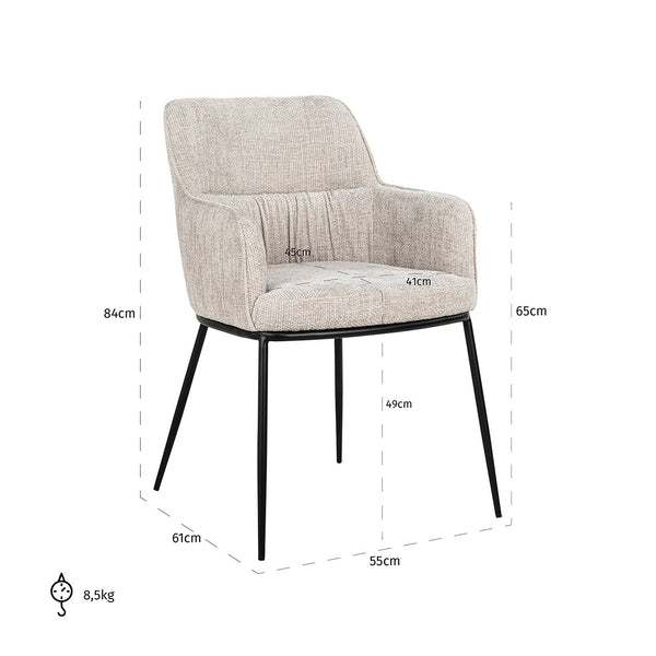 Chair Bella Natural Renegade (renegade Natural 01)