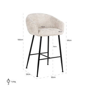 Bar Stool Avanti Natural Renegade (renegade Natural 01)
