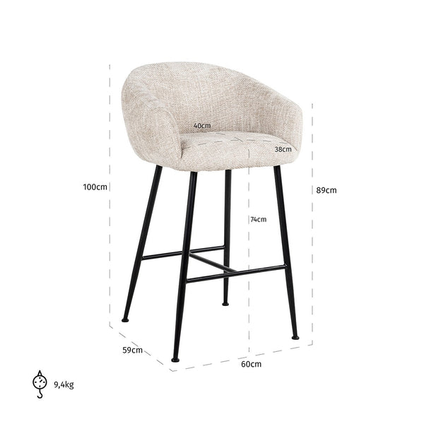 Bar Stool Avanti Natural Renegade (renegade Natural 01)