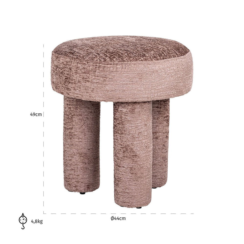 Pouffe Pommery pale fusion (Fusion pale 200)