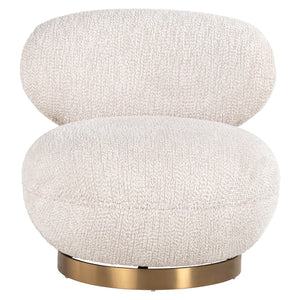 Swivel Lounge Chair Jace Lovely Cream (be Lovely 11 Cream)
