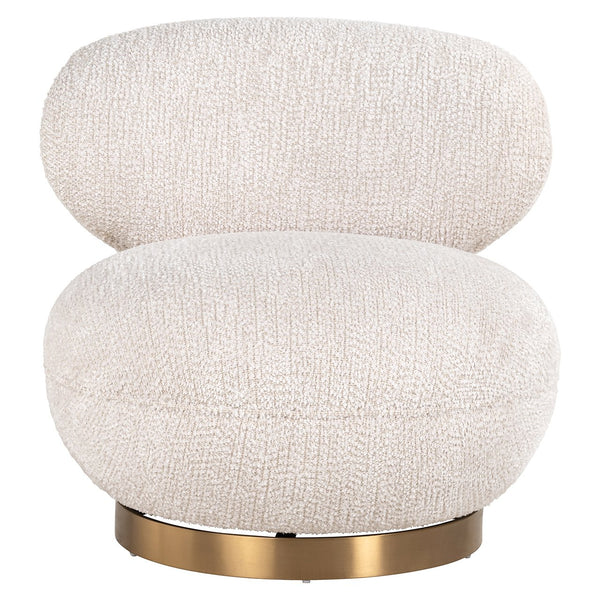 Swivel Lounge Chair Jace Lovely Cream (be Lovely 11 Cream)