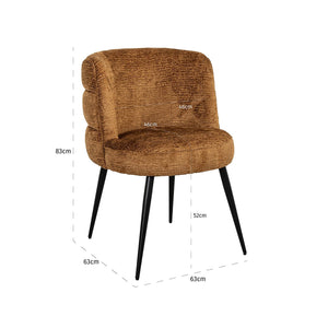 Chair Stella Cognac Fusion (fusion Cognac 28)