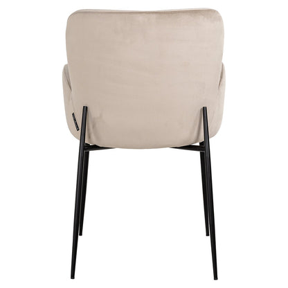 Chair Amber khaki velvet fire retardant (FR-Quartz 903 Khaki)- Richmond Interiors