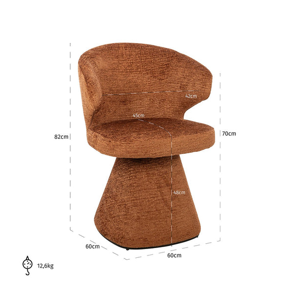 Chair Gatsbi Copper Fusion (fusion 126 Copper)