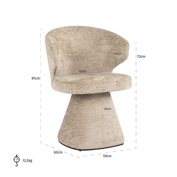 Chair Gatsbi Desert Fusion Fire Retardant (fr – Fusion 109 Desert) – Richmond Interiors