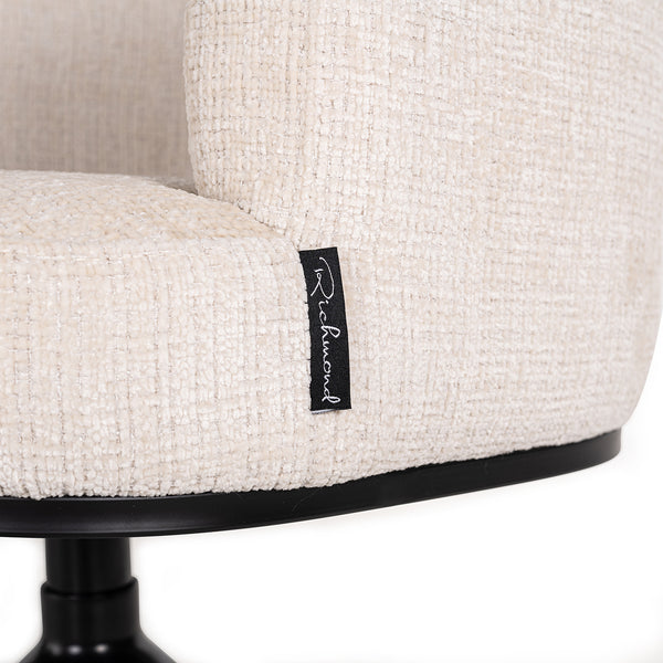 Swivel Chair Cheyenne Beige Chenille (niagara 902 Beige)