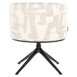 Swivel Chair Cheyenne Beige Graffic (beige Graffic)