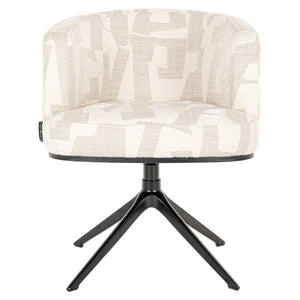 Swivel Chair Cheyenne Beige Graffic (beige Graffic)