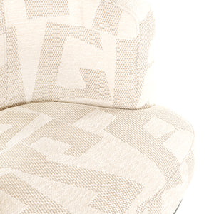 Swivel Chair Cheyenne Beige Graffic (beige Graffic)