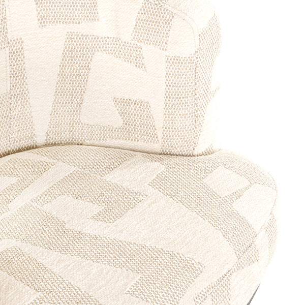 Swivel Chair Cheyenne Beige Graffic (beige Graffic)