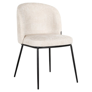 Chair Elvi beige chenille fire retardant (Niagara 902 beige)