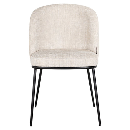 Chair Elvi beige chenille fire retardant (Niagara 902 beige)- Richmond Interiors