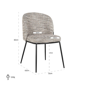 Chair Elvi Trendy Nature Fire Retardant (be Trendy 01 Nature) – Richmond Interiors