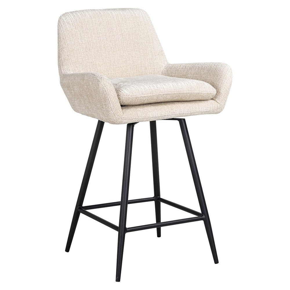 Counter stool Linsey beige chenille (Niagara 902 beige)