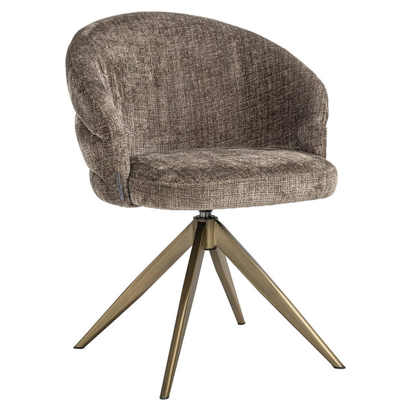 Swivel chair Zendaya stone chenille (Niagara 104 Stone Chenille)