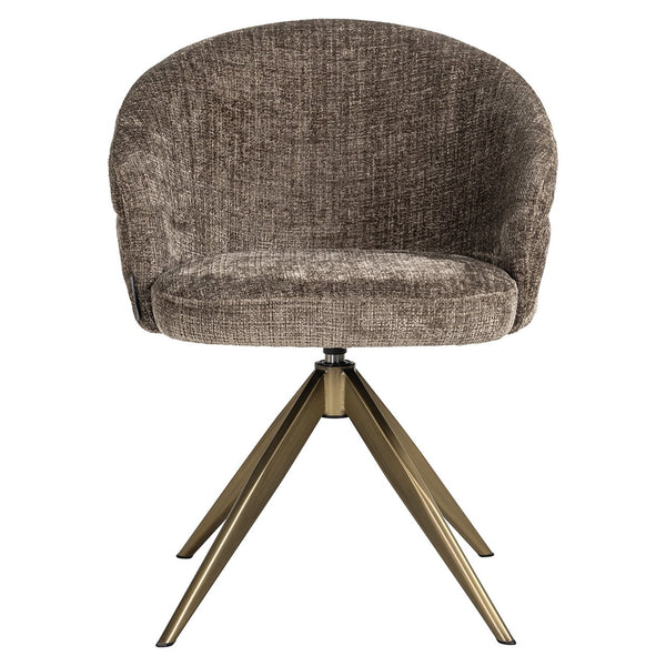 Swivel Chair Zendaya Stone Chenille (niagara 104 Stone Chenille)