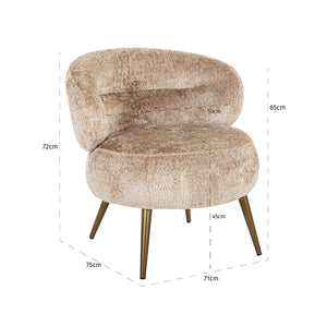 Lounge Chair Sabor Sheep Nature (sheep 01 Nature)