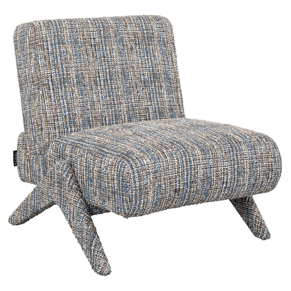 Lounge chair Lexi blue coco (Blue coco)