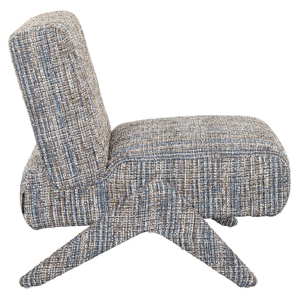 Lounge chair Lexi blue coco (Blue coco)