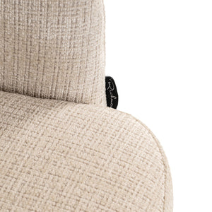 Dining chair Serenity niagara beige swivel fire retardant