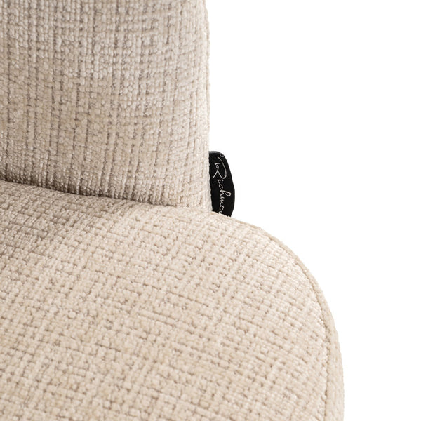 Dining chair Serenity niagara beige swivel fire retardant
