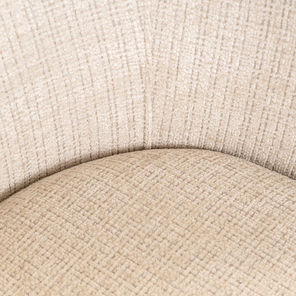 Dining chair Serenity niagara beige swivel fire retardant