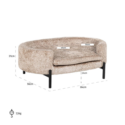 Pet bed Dolly nature sheep (Sheep 01 nature)- Richmond Interiors