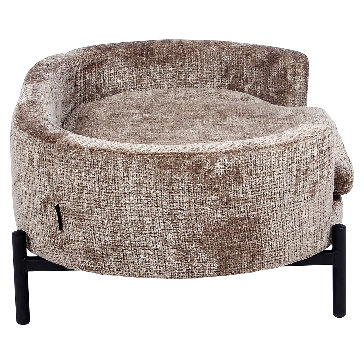 Pet bed Dolly stone chenille (Niagara 104 Stone Chenille)- Richmond Interiors