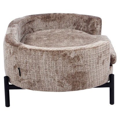 Pet bed Dolly stone chenille (Niagara 104 Stone Chenille)- Richmond Interiors