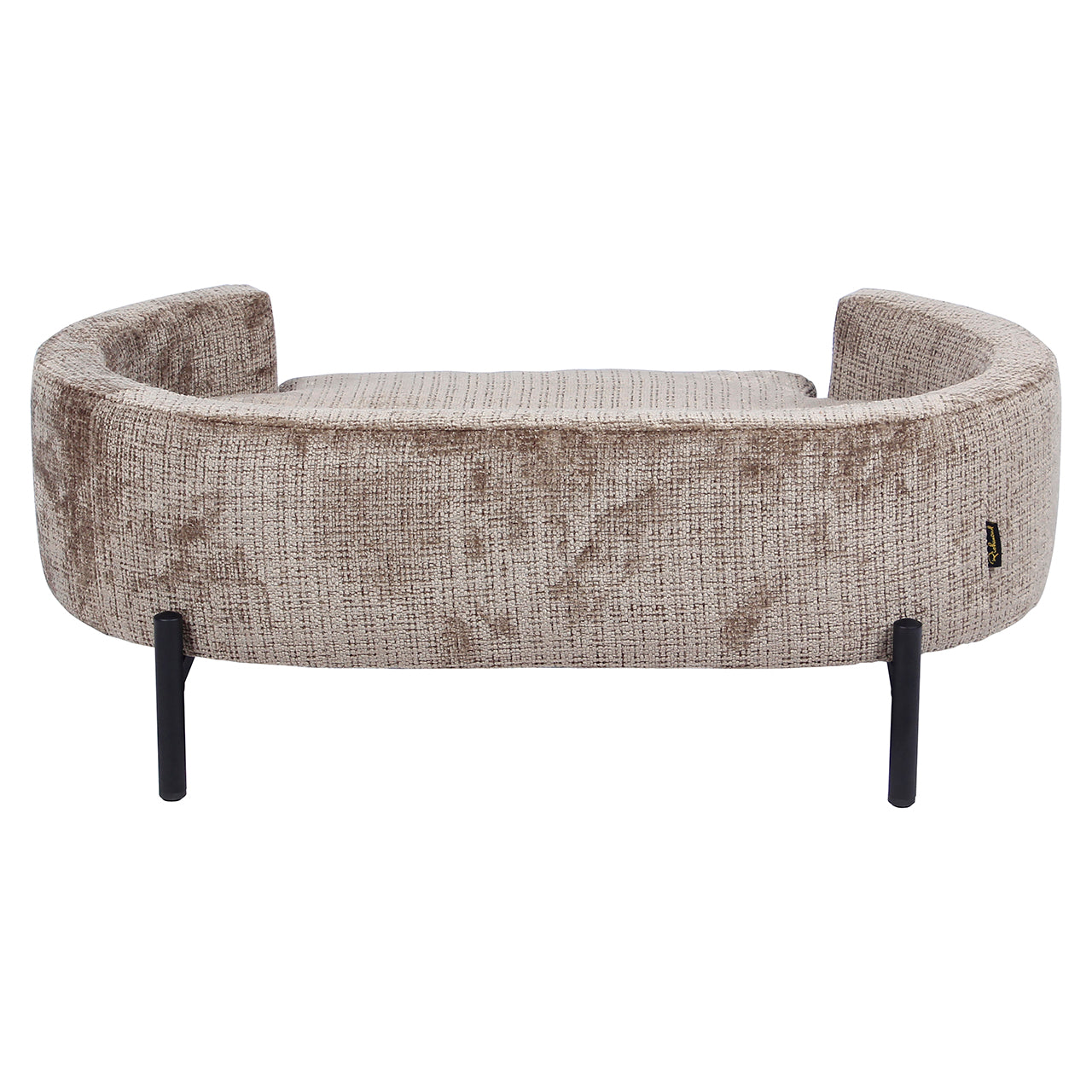 Pet bed Dolly stone chenille (Niagara 104 Stone Chenille)- Richmond Interiors