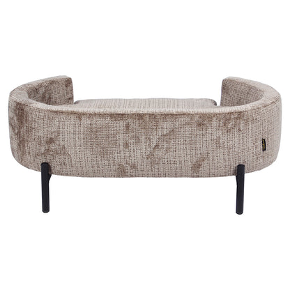 Pet bed Dolly stone chenille (Niagara 104 Stone Chenille)- Richmond Interiors