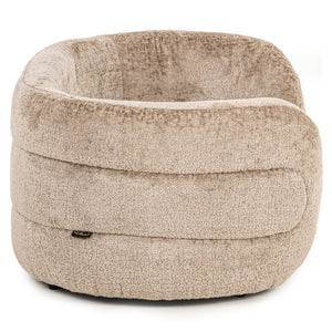 Pet bed Bingo taupe chenille