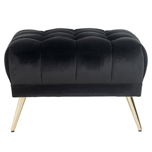 Pouffe Huxley Antraciet Velvet (quartz Antraciet 801)