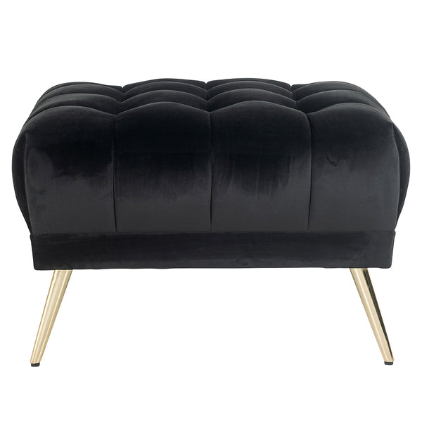 Pouffe Huxley Antraciet Velvet (quartz Antraciet 801)