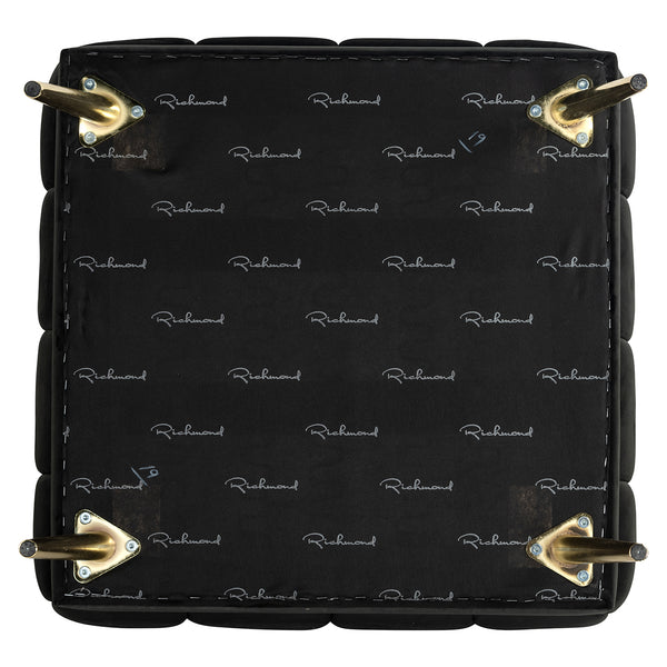 Pouffe Huxley Antraciet Velvet (quartz Antraciet 801)