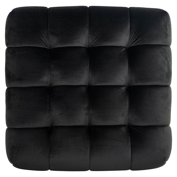 Pouffe Huxley Antraciet Velvet (quartz Antraciet 801)