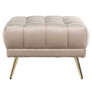 Pouffe Huxley Khaki Velvet (quartz Khaki 903)