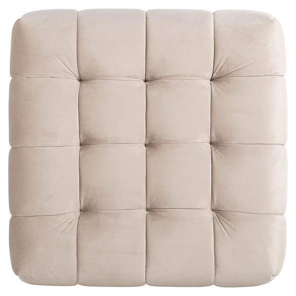Pouffe Huxley Khaki Velvet (quartz Khaki 903)