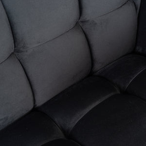 Lounge Chair Huxley Antraciet Velvet / Brushed Gold (quartz Antraciet 801)