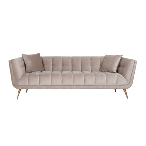 Sofa Huxley Khaki Velvet / Brushed Gold (quartz Khaki 903)