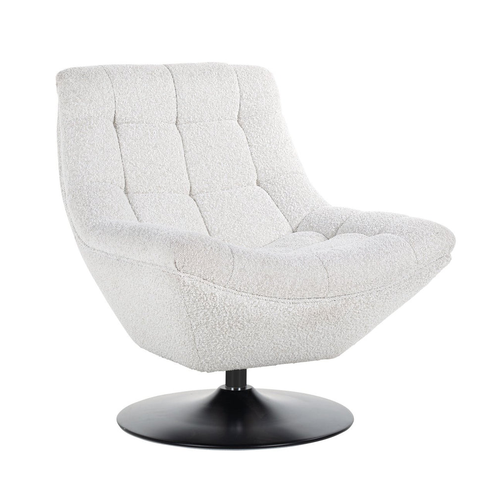 Swivel chair Richelle White Bouclé fire retardant (Copenhagen 900 Bouclé White)