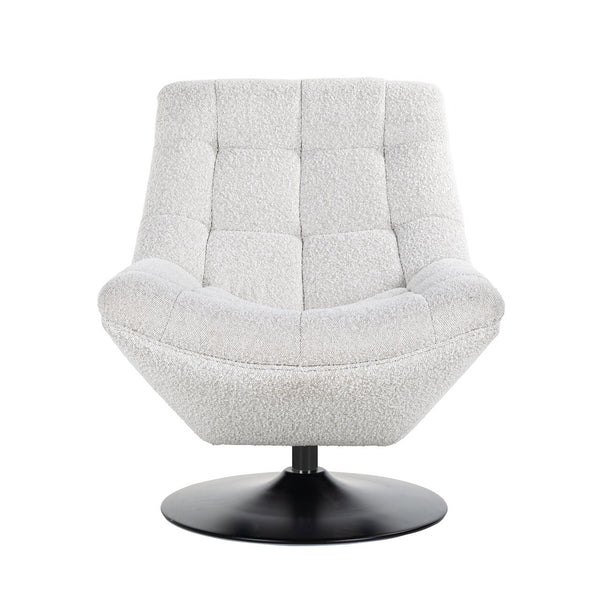 Swivel Chair Richelle White Bouclé Fire Retardant (copenhagen 900 Bouclé White)