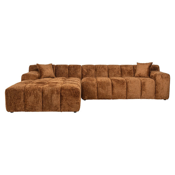 Sofa Cube 3 – Seater + Lounge Left (be Lovely 603 Cinnamon)